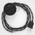  Connection base, TM26 dark gray synthetic silk 3 m. Select the color of the switch and connector.