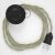  Connection base, TN01 Neutral Natural Linen 3 m. Choose the color of the switch and connector.