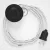  Connection base, TM01 white rayon 3 m. Select the color of the switch and plug.