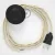  Connection base, TM00 Ivory Rayon 3 m. Select the color of the switch and connector.