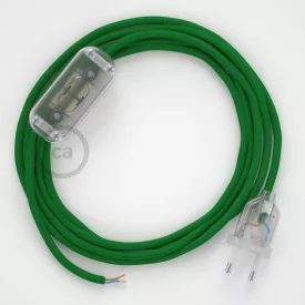    Lamp wiring, RM06 Green Rayon 1.80 m. Choose the color of the switch and connector.