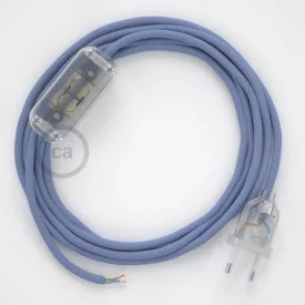    Lamp wiring, RM07 Lilac Rayon 1.80 m. Choose the color of the switch and connector.