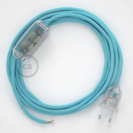    Lamp connection, RM17 Baby Blue Rayon 1.80 m. Select the color of the switch and connector.