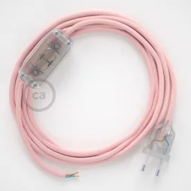    Lamp connection, RM16 Baby Pink Rayon 1.80 m. Select the color of the switch and connector.