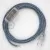 Lamp wiring, RZ12 Blue ZigZag Rayon 1.80 m. Choose the color of the switch and connector.