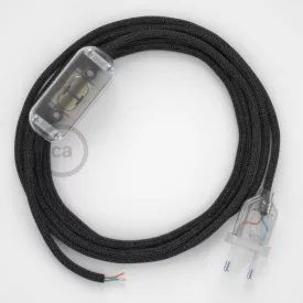    Lamp wiring, RN03 Anthracite Natural Linen 1.80 m. Select the color of the switch and connector.