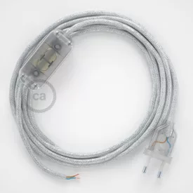    Lamp wiring, RL01 Sparkly White Rayon 1.80 m. Choose the color of the switch and connector.