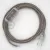 Lamp wiring, RD63 Bark Diamond cotton and natural linen 1.80 m. Choose the color of the switch and connector.