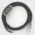  Lamp wiring, RS81 black cotton and natural linen 1.80 m. Choose the color of the switch and connector.