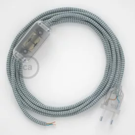    Lamp wiring, RT14 Stracciatella Rayon 1.80 m. Choose the color of the switch and connector.