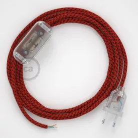    Lamp wiring, RT94 Red Devil Rayon 1.80 m. Choose the color of the switch and connector.