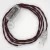  Lamp wiring, TM19 Burgundy Rayon 1.80 m. Choose the color of the switch and connector.