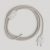 Lamp cord with white braided cable, 1.80 m