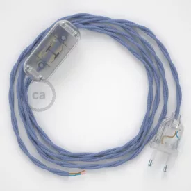    Lamp wiring, TM07 Lilac Rayon 1.80 m. Choose the color of the switch and connector.