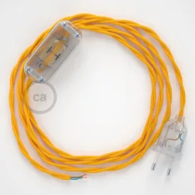    Lamp wiring, TM10 Yellow Rayon 1.80 m. Choose the color of the switch and connector.