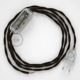    Lamp wiring, TM13 Brown Rayon 1.80 m. Choose the color of the switch and connector.
