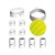  Filé System Symmetric Kit - with 5 meter light cable and 9 indoor white lacquered wooden components