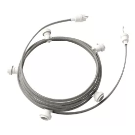   Ready to use with a 7.5 m Lumet string light set, 5 white lamp holders, hangers and plugs