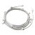 Ready-assembled, 12.5 m Lumet string light set with 10 white lamp holders, hook and plug