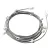 Ready-assembled, 12.5 m Lumet string light set with 10 white lamp holders, hook and plug