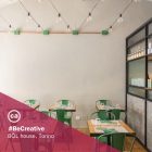 Ready-made, 7.5 m Lumet string light set with 5 black lamp holders, hook and plug