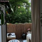 Ready-made, 7.5 m Lumet string light set with 5 black lamp holders, hook and plug