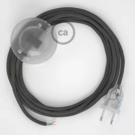    Connection base, RM03 gray artificial silk 3 m. Select the color of the switch and connector.