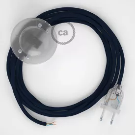    Connection base, RM20 dark blue rayon 3 m. Choose the color of the switch and connector.