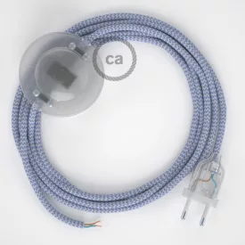    Connection base, RZ07 Purple ZigZag Rayon 3 m. Choose the color of the switch and connector.