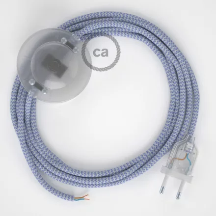  Connection base, RZ07 Purple ZigZag Rayon 3 m. Choose the color of the switch and connector.