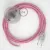 Connection base, RZ08 Fuchsia ZigZag Rayon 3 m. Select the color of the switch and plug.