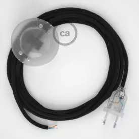    Connection base, RC04 Black Cotton 3 m. Select the color of the switch and plug.