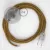  Connection base, RC31 golden honey cotton 3 m. Select the color of the switch and plug.