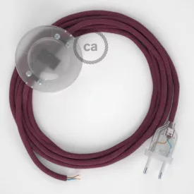   Connection base, RC32 Burgundy Cotton 3 m. Select the color of the switch and connector.