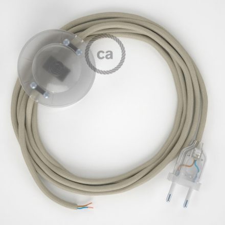  Connection base, RC43 Dove Cotton 3 m. Choose the color of the switch and connector.