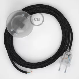    Connection base, RL04 Shiny black rayon 3 m. Select the color of the switch and connector.