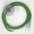  Connection base, RX08 Bronte cotton 3 m. Choose the color of the switch and plug.