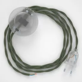   Connection base, TC63 Green Gray Cotton 3 m. Select the color of the switch and connector.
