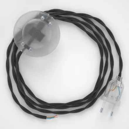  Connection base, TM26 dark gray synthetic silk 3 m. Select the color of the switch and connector.