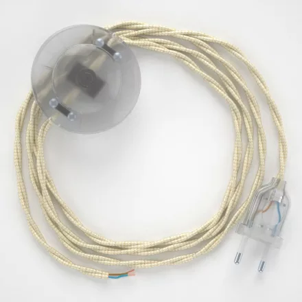  Connection base, TM00 Ivory Rayon 3 m. Select the color of the switch and connector.