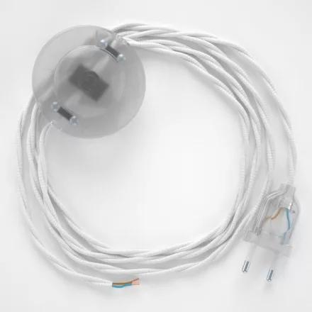  Connection base, TM01 white rayon 3 m. Select the color of the switch and plug.