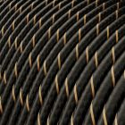  Extra low voltage power cable coated with silk-effect material Vertigo Black and Gold ERM42 - 50 m