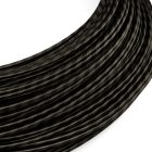  Extra low voltage power cable coated with silk-effect material Vertigo Graphite Black ERM54 - 50 m