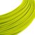 Extra low voltage power cable with silk-effect fabric coating Yellow Fluo RF10 - 50 m