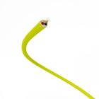 Extra low voltage power cable with silk-effect fabric coating Yellow Fluo RF10 - 50 m