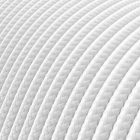  Extra low voltage power cable with silk-effect fabric coating, white RM01 - 50 m