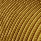  Extra low voltage power cable with silk-effect fabric coating, Gold RM05 - 50 m