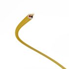  Extra low voltage power cable with silk-effect fabric coating, Gold RM05 - 50 m