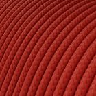  Extra low voltage power cable with silk-effect fabric coating, red RM09 - 50 m