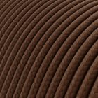  Extra low voltage power cable with silk-effect fabric coating, brown RM13 - 50 m